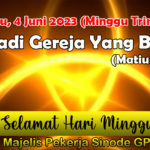 MENJADI GEREJA YANG BERSAKSI (Matius 28:16-20)